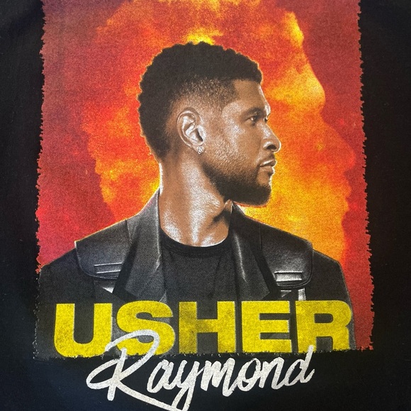 Usher 2023 Official Las Vegas Residency Show T-Shirt. - Picture 2 of 5